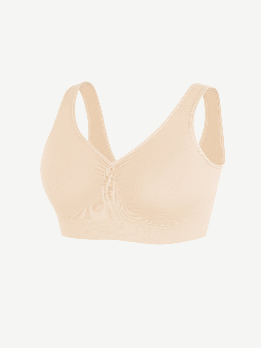 Well-in Vogue Seamless Shaping Bust Support Wider Back Bra