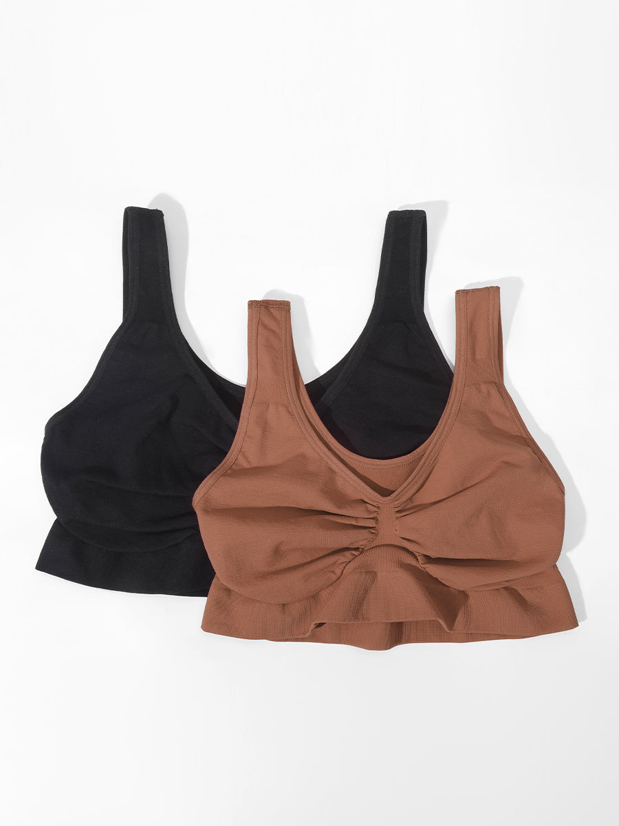 Well-in Vogue Seamless Shaping Bust Support Wider Back Bra