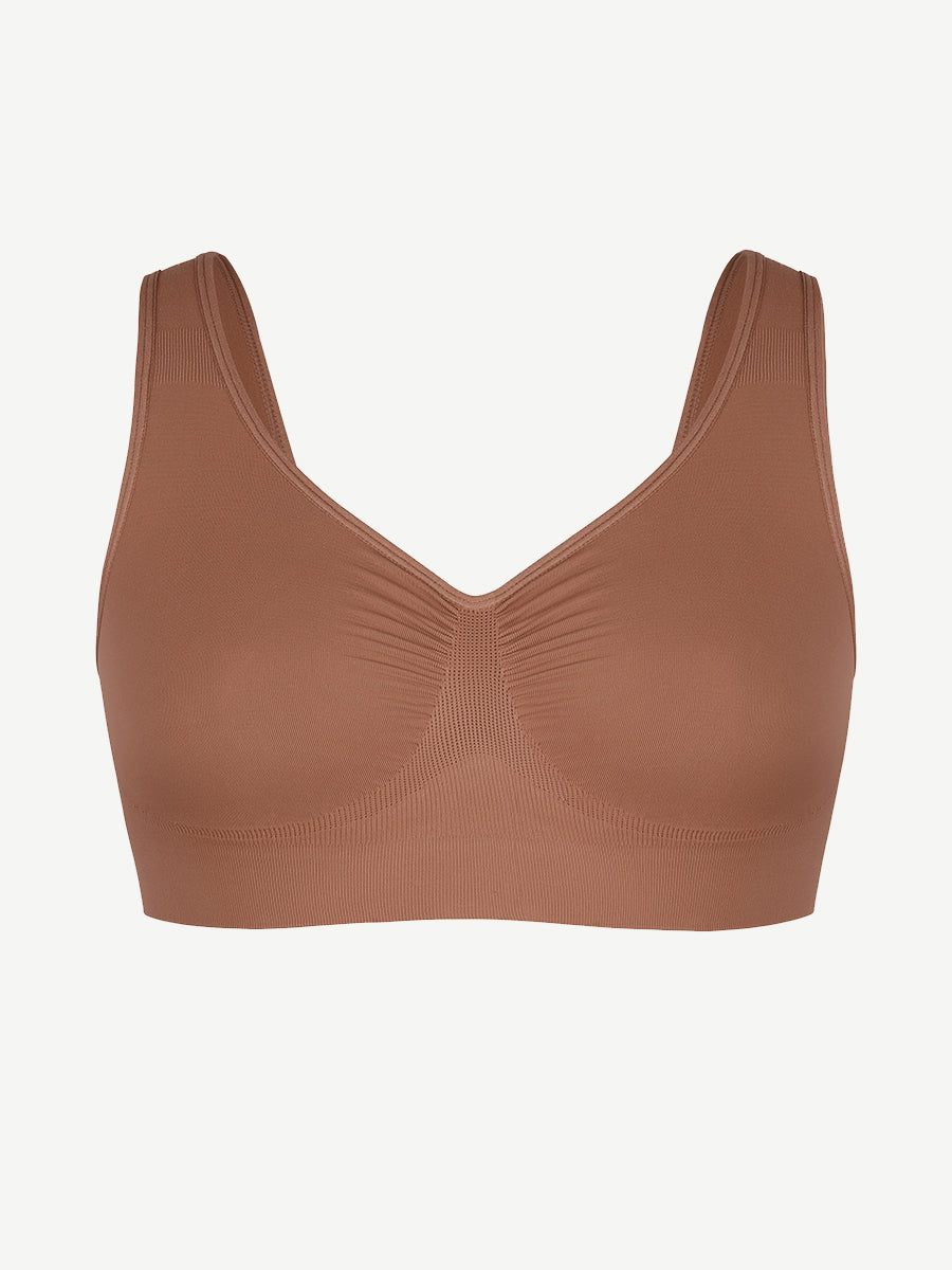Well-in Vogue Seamless Shaping Bust Support Wider Back Bra