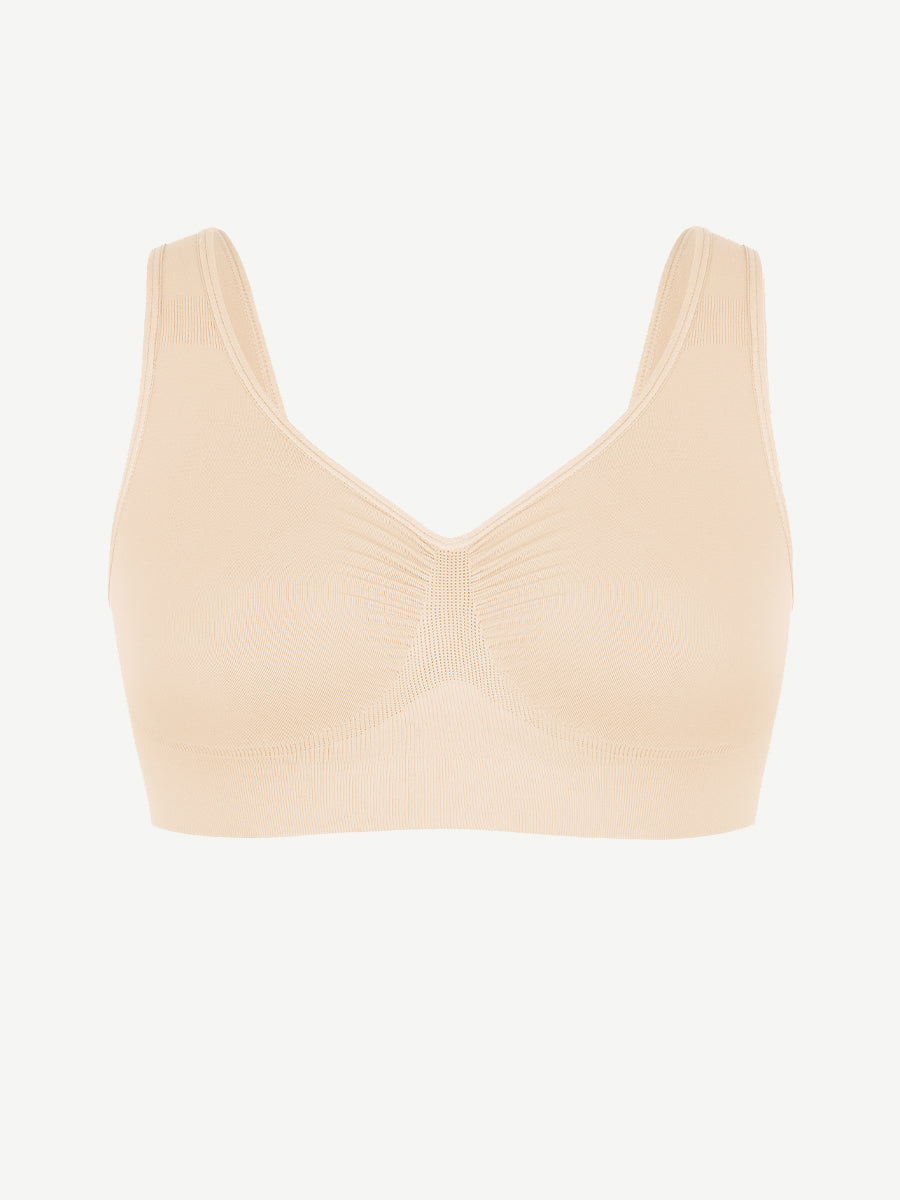 Well-in Vogue Seamless Shaping Bust Support Wider Back Bra
