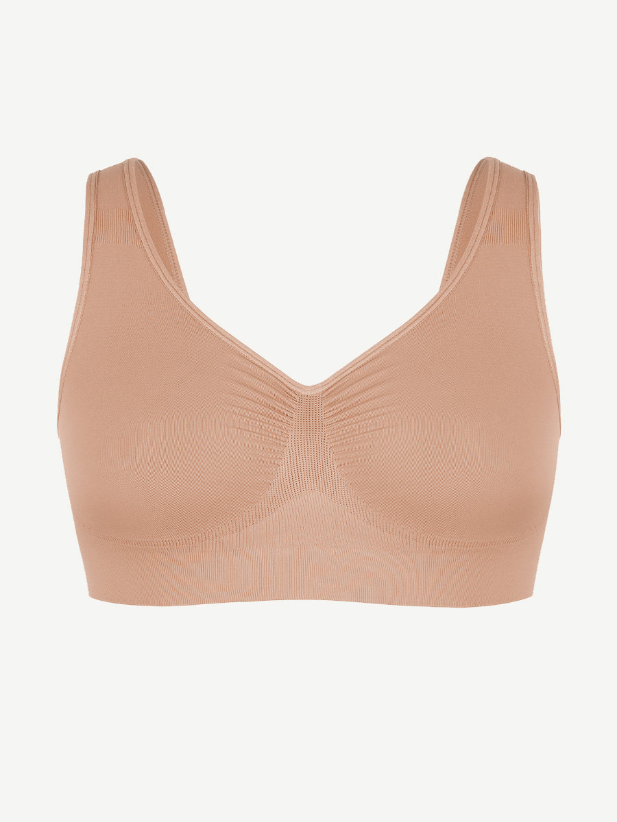Well-in Vogue Seamless Shaping Bust Support Wider Back Bra