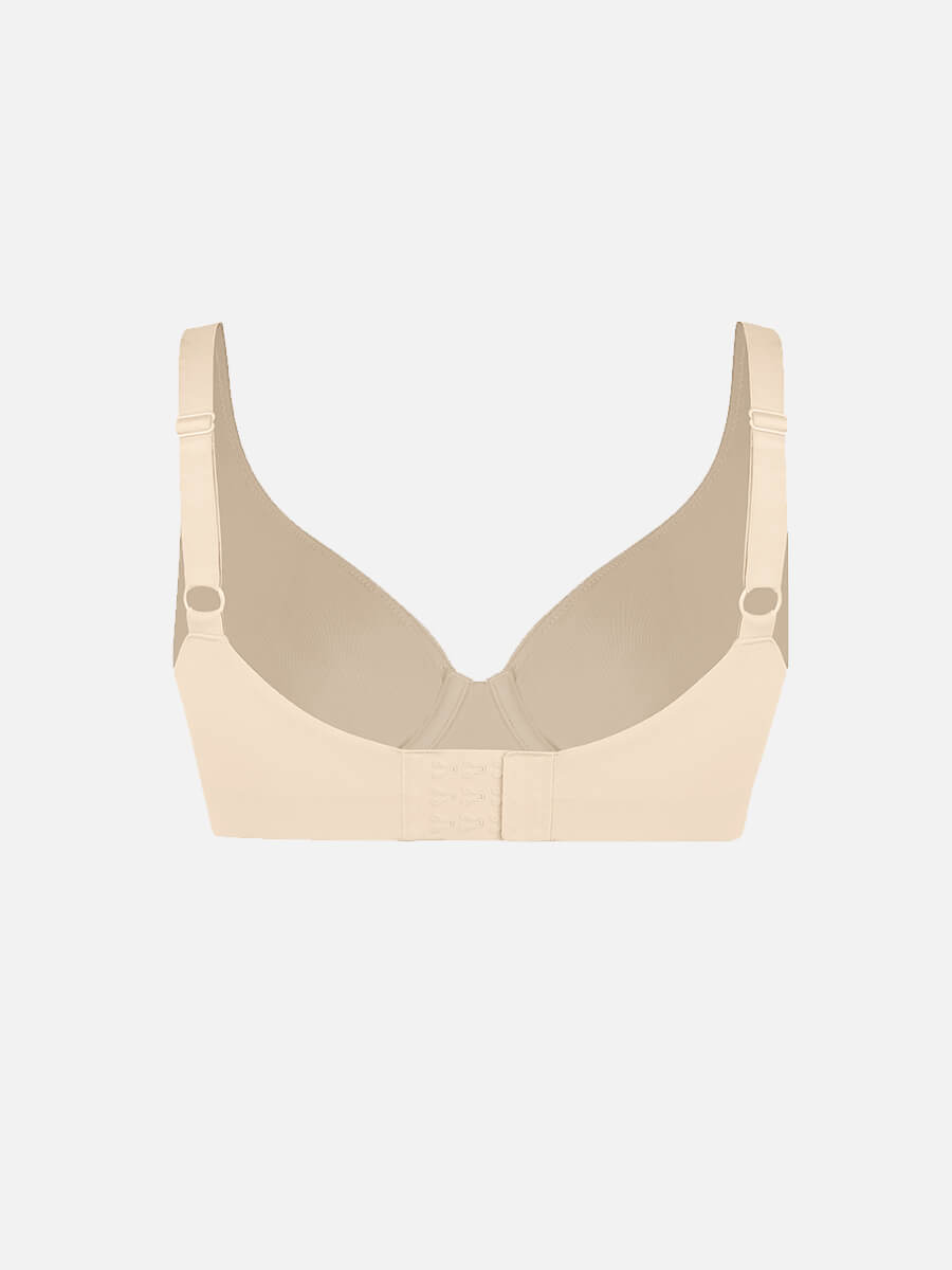Well-in Vogue Unpadded Underwired Deep V-Neck Side Support Bra