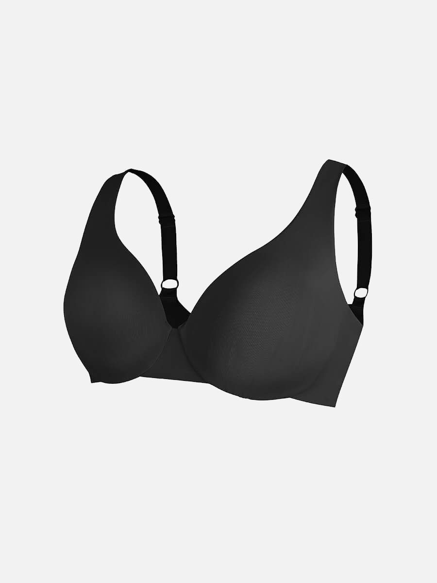 Well-in Vogue Unpadded Underwired Deep V-Neck Side Support Bra