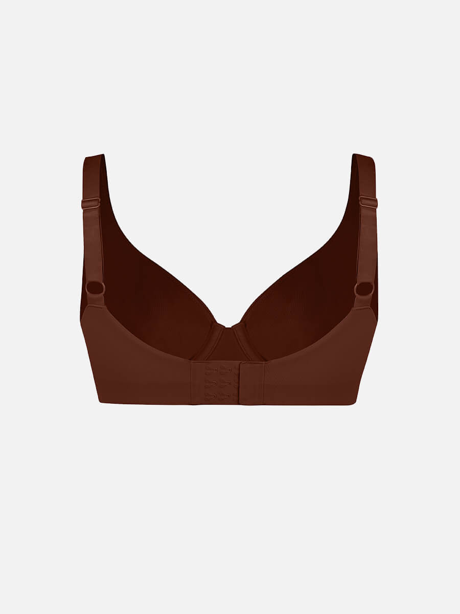 Well-in Vogue Unpadded Underwired Deep V-Neck Side Support Bra