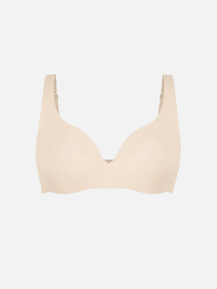 Well-in Vogue Unpadded Underwired Deep V-Neck Side Support Bra