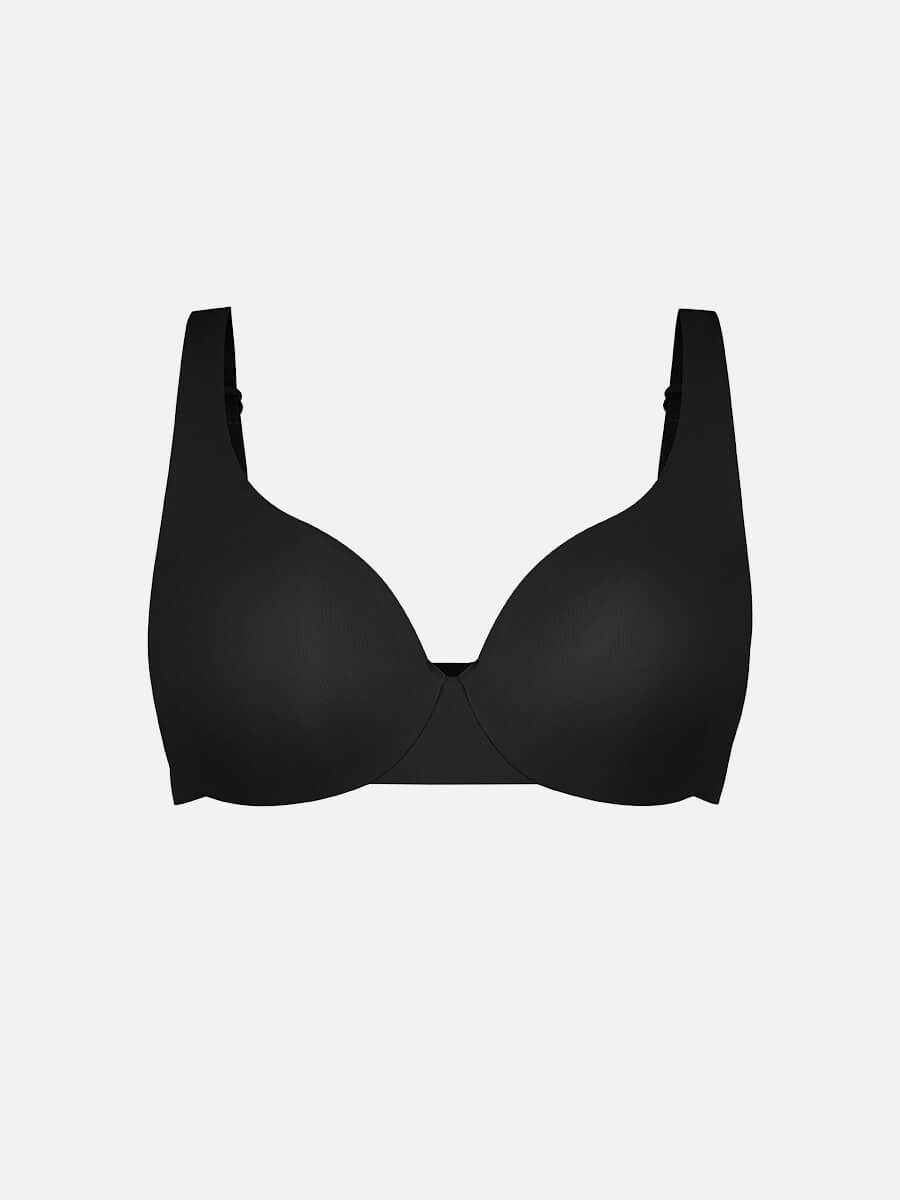 Well-in Vogue Unpadded Underwired Deep V-Neck Side Support Bra