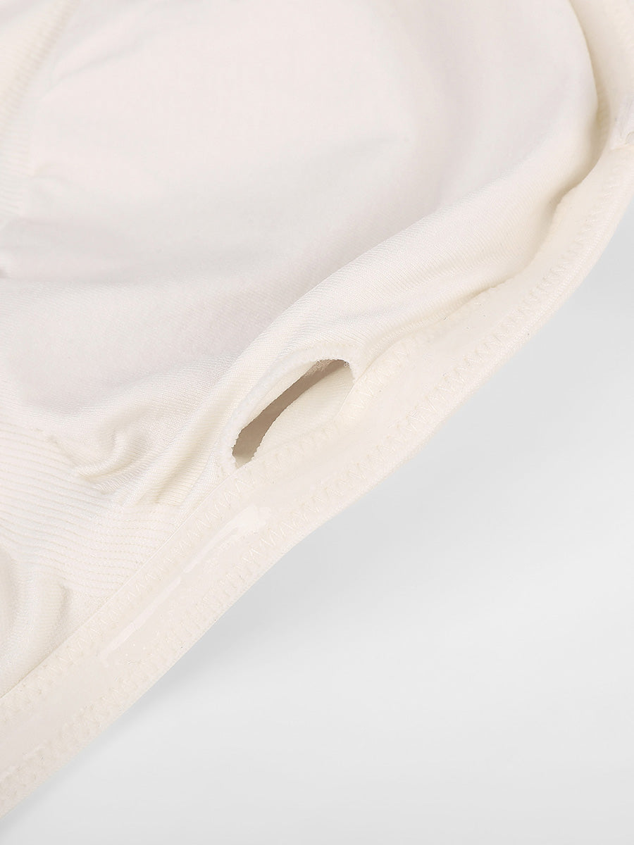 Well-in Vogue Seamless Strapless Wireless Breast Support Bra with Removable Cup Pad