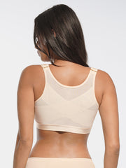 Well-in Vogue Full Coverage Wireless No Padding Smooth Back & Side Support Post-Surgery Bra