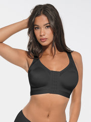 Well-in Vogue Full Coverage Wireless No Padding Smooth Back & Side Support Post-Surgery Bra
