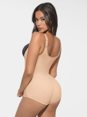Well-in Vogue High-Elastic Bust Support Antibacterial Crotch Shaping Bodysuit