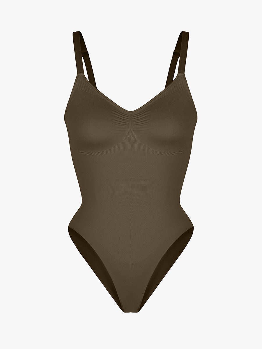 Well-in Vogue Seamless Chest Support Waist Control Shapewear Bodysuit
