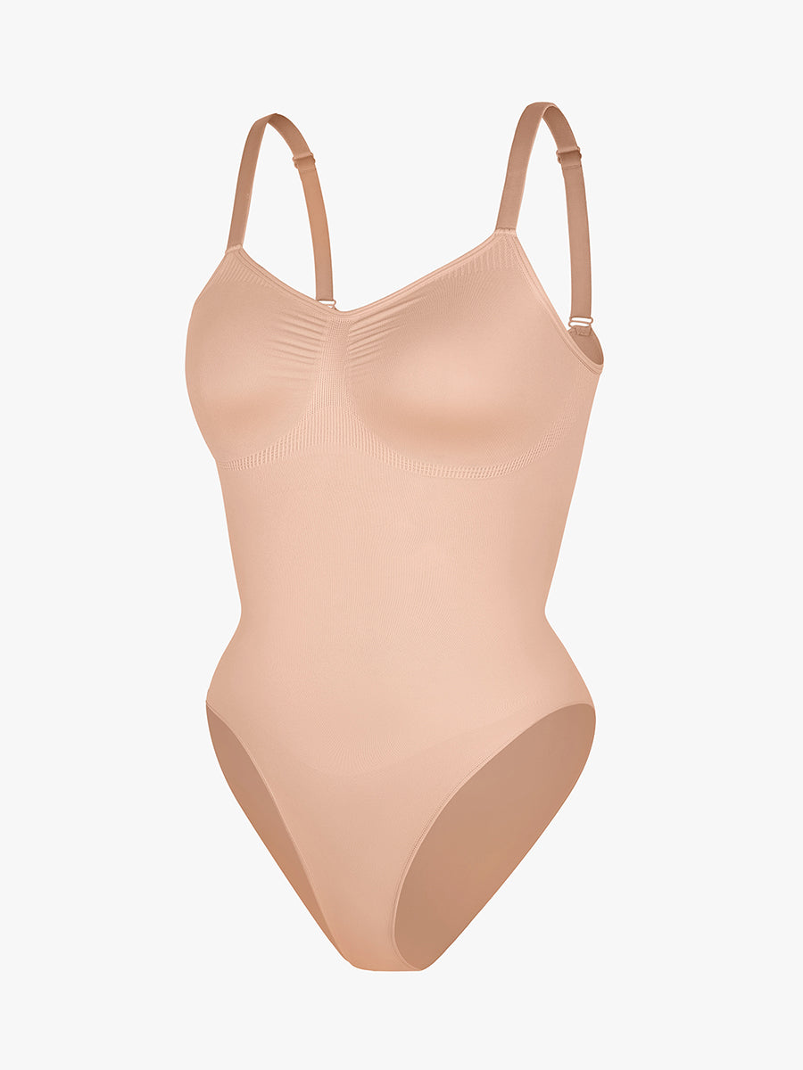 Well-in Vogue Seamless Chest Support Waist Control Shapewear Bodysuit