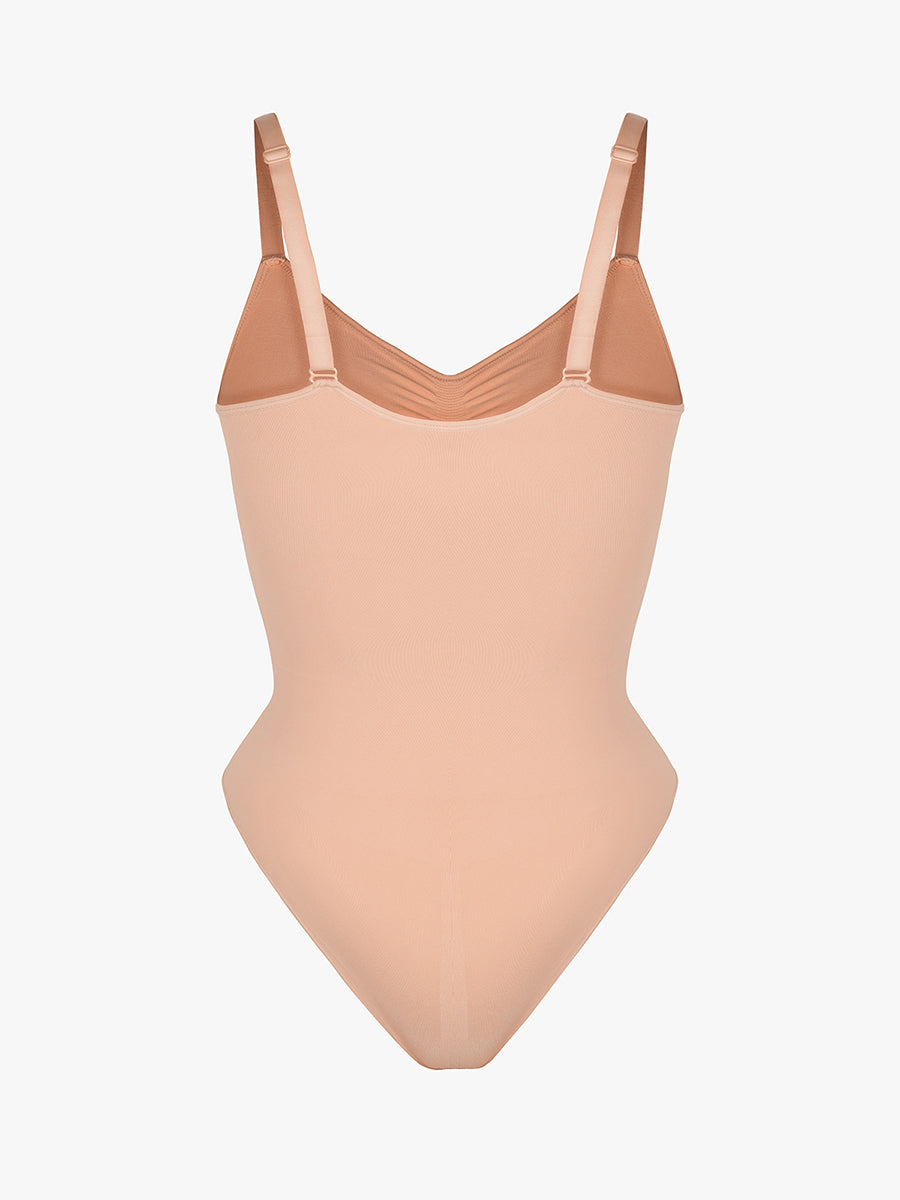 Well-in Vogue Seamless Chest Support Waist Control Shapewear Bodysuit