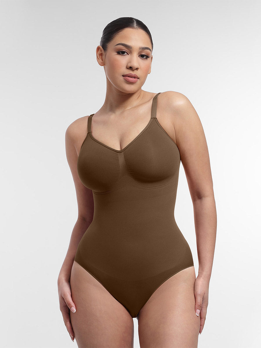 Well-in Vogue Seamless Chest Support Waist Control Shapewear Bodysuit
