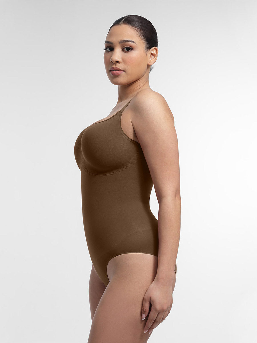 Well-in Vogue Seamless Chest Support Waist Control Shapewear Bodysuit