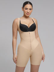 Well-in Vogue U-Shaped Chest Support Waist Control Peach Butt Post Surgery Full Body Shapewear