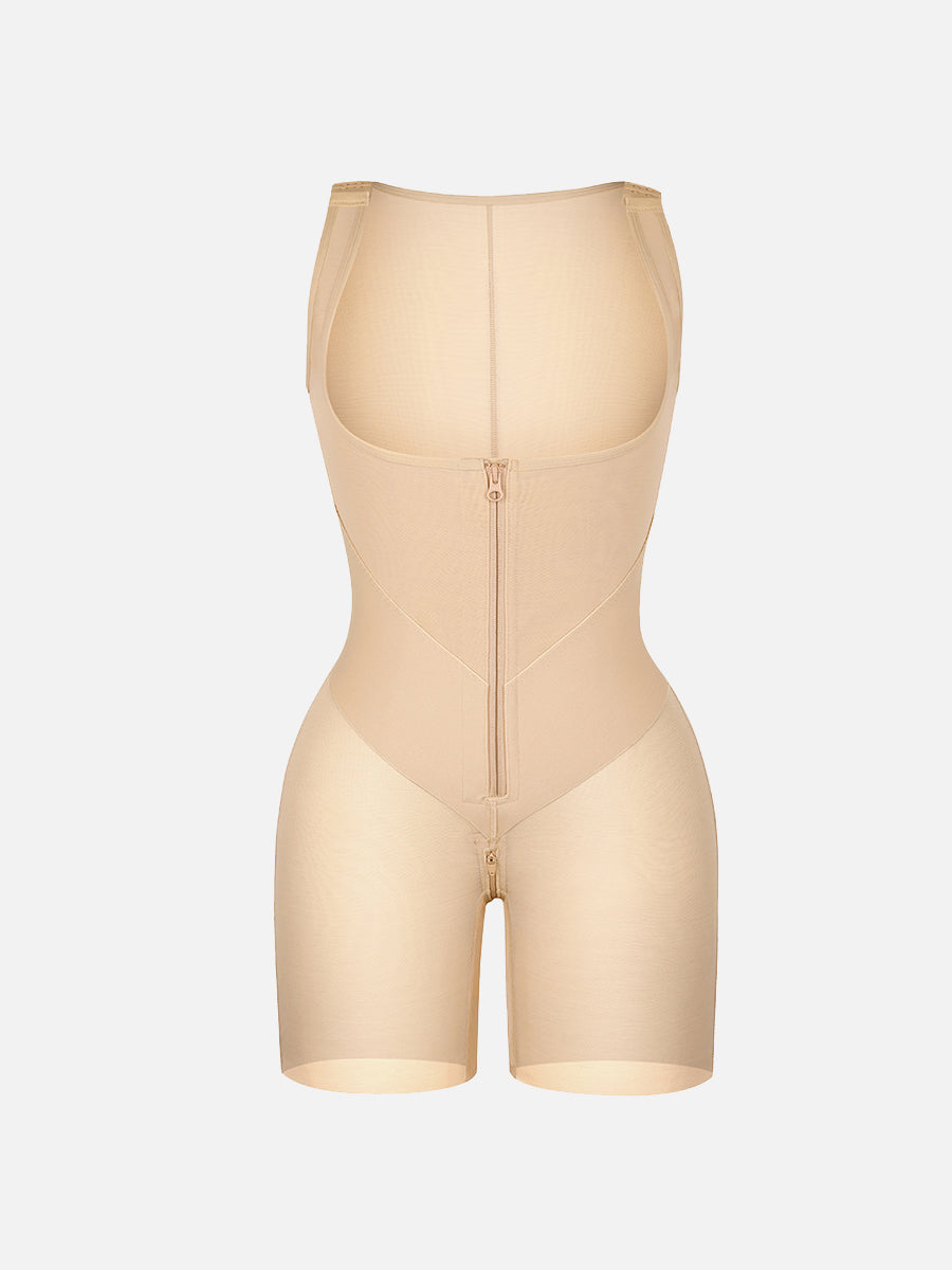 Well-in Vogue U-Shaped Chest Support Waist Control Peach Butt Post Surgery Full Body Shapewear