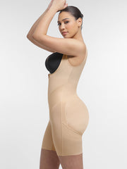 Well-in Vogue U-Shaped Chest Support Waist Control Peach Butt Post Surgery Full Body Shapewear