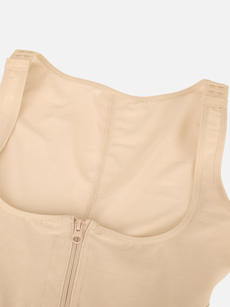 Well-in Vogue U-Shaped Chest Support Waist Control Peach Butt Post Surgery Full Body Shapewear