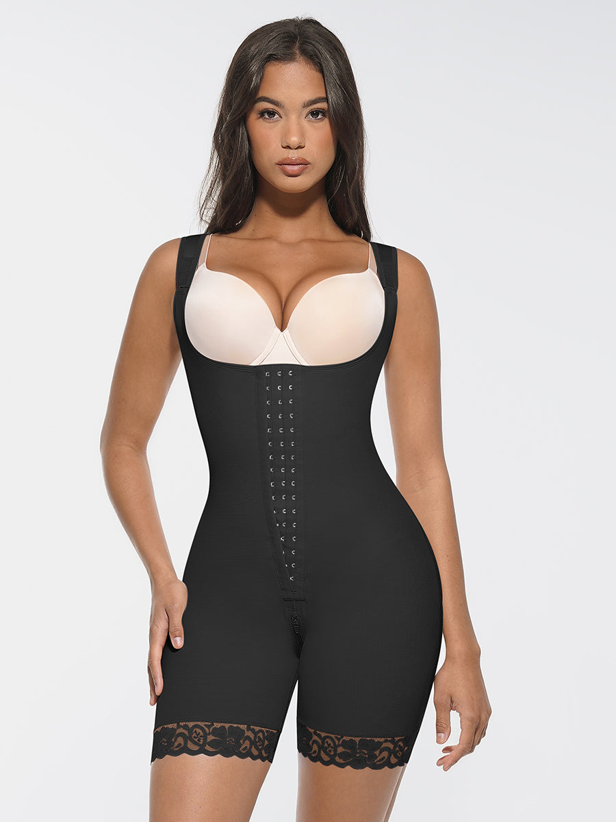 Well-in Vogue Post-operative U-shaped Bust Support Hard Mesh Butt Lift Body Shaper