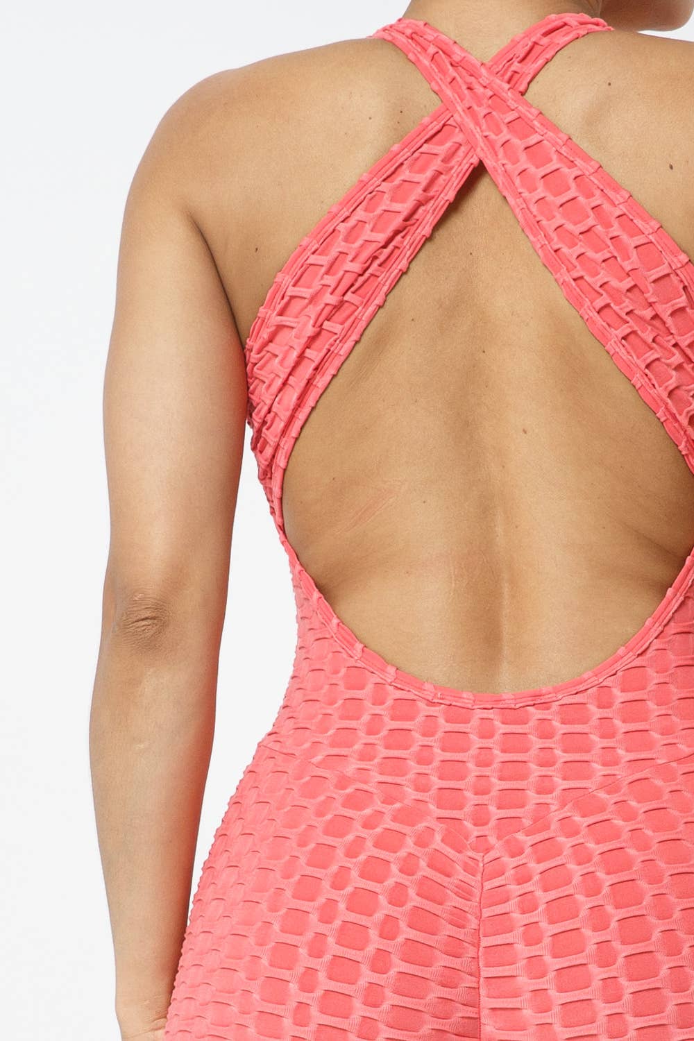 Well-in Vogue Romper – Honeycomb Heat