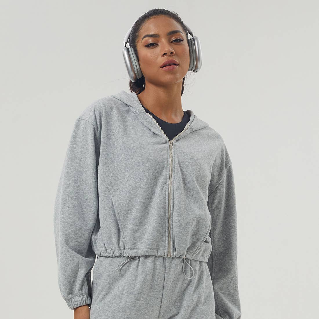 Well-in Vogue FlexEdge Zipper-Hem Hoodie