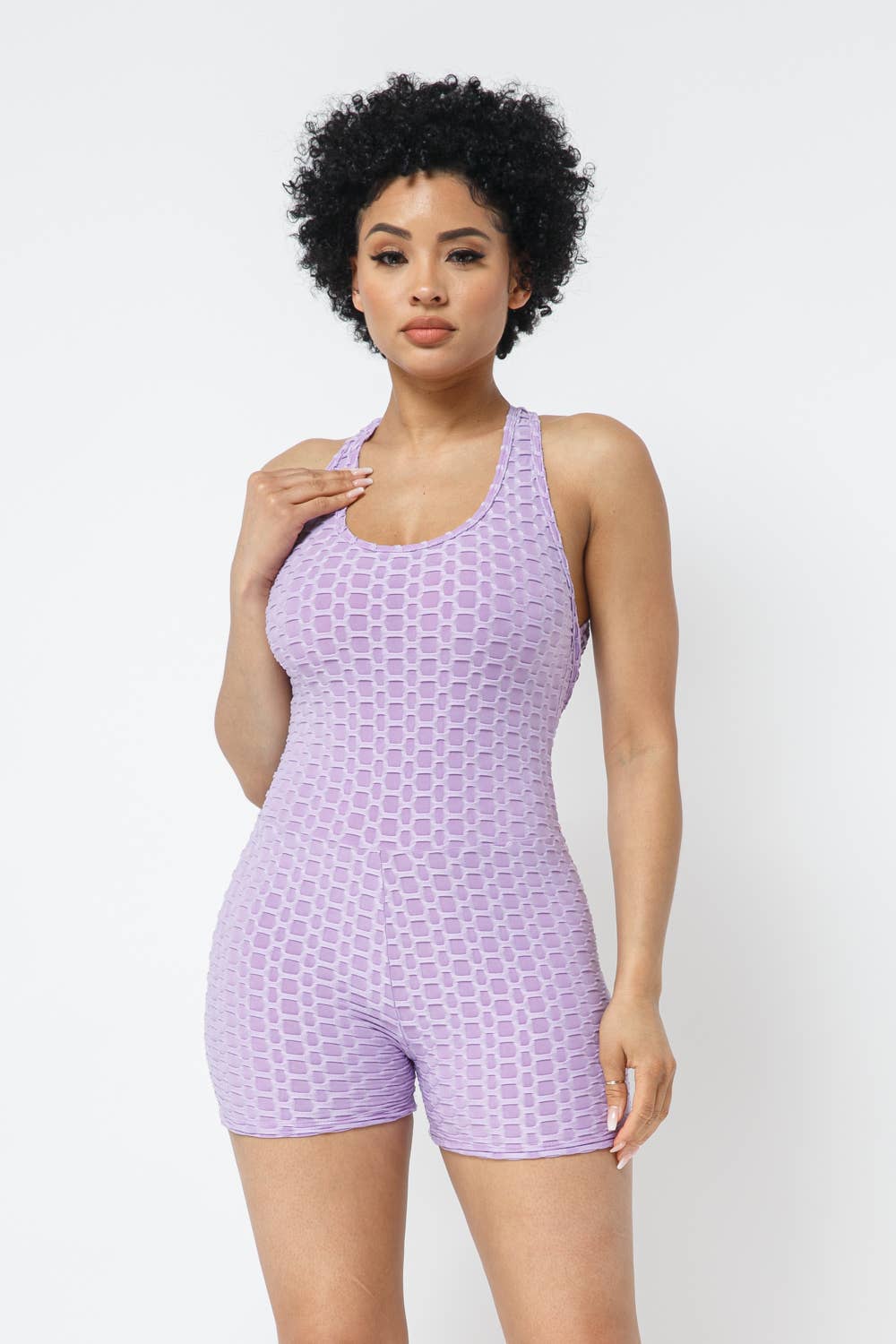 Well-in Vogue Romper – Honeycomb Heat
