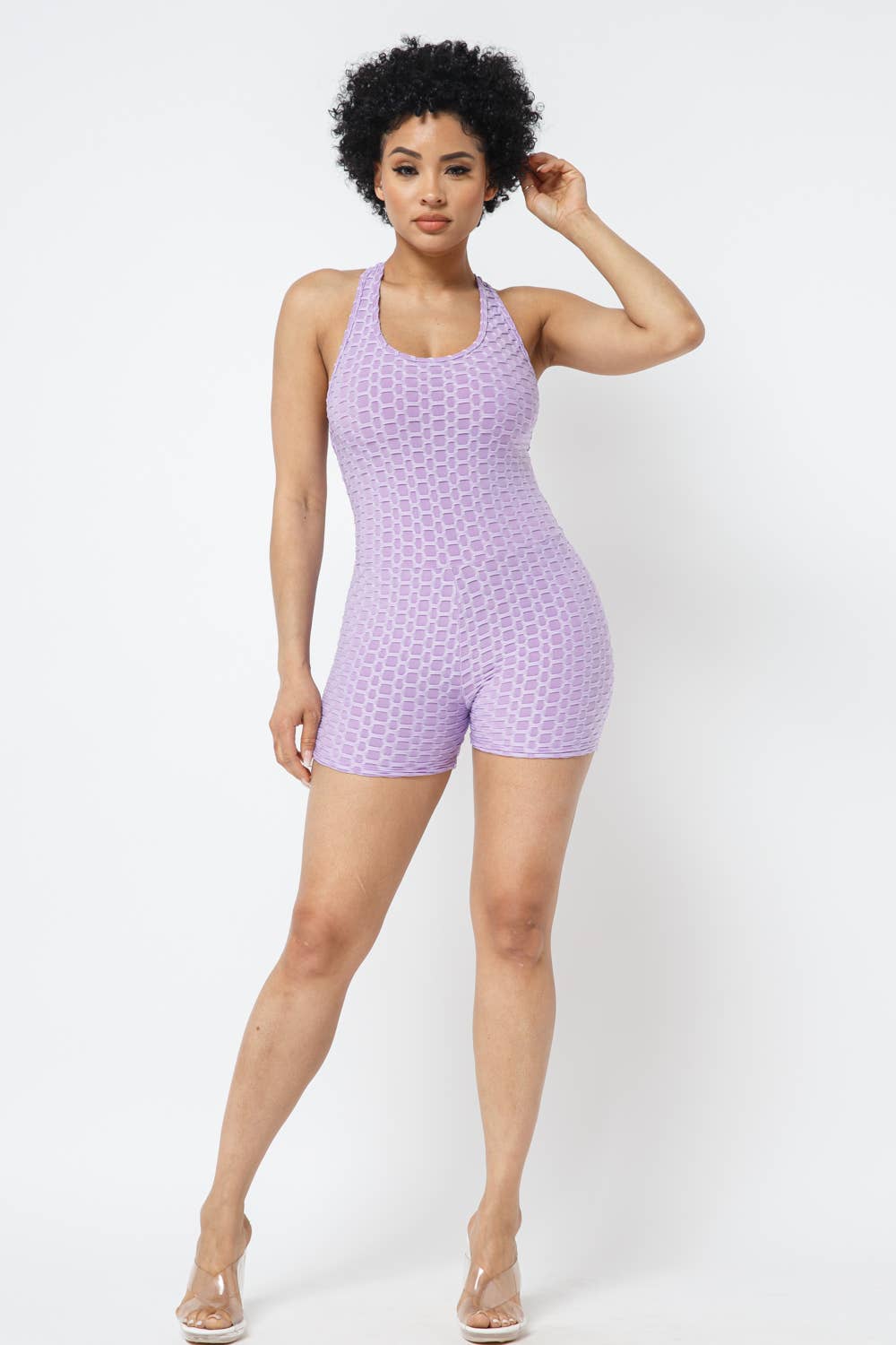 Well-in Vogue Romper – Honeycomb Heat