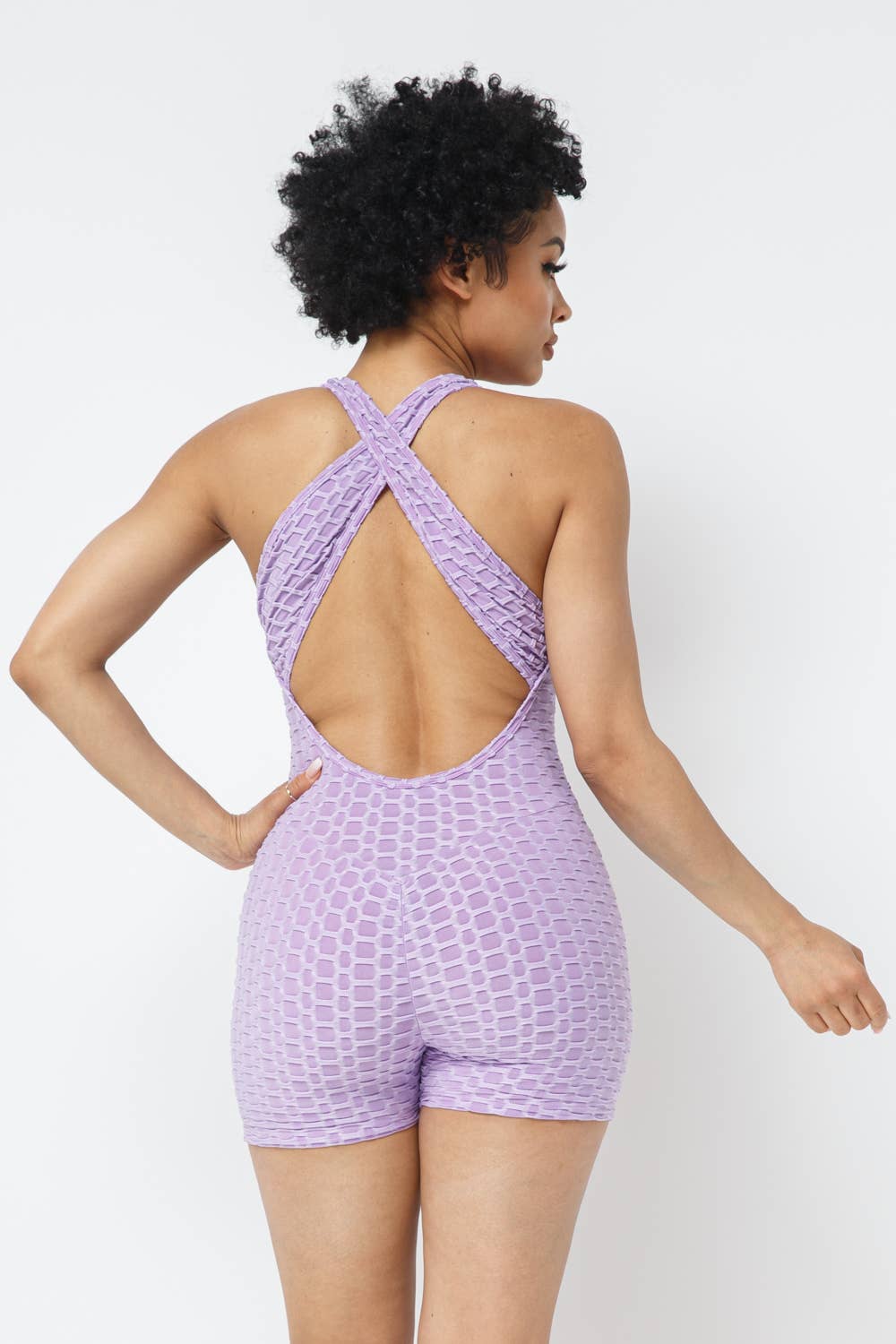 Well-in Vogue Romper – Honeycomb Heat