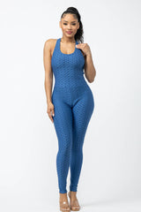 Well-in Vogue Sleeveless Cross Back Jumpsuit