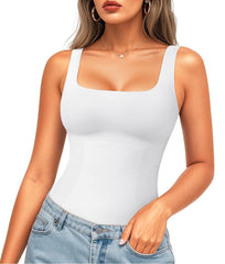 Women white Tank top size M