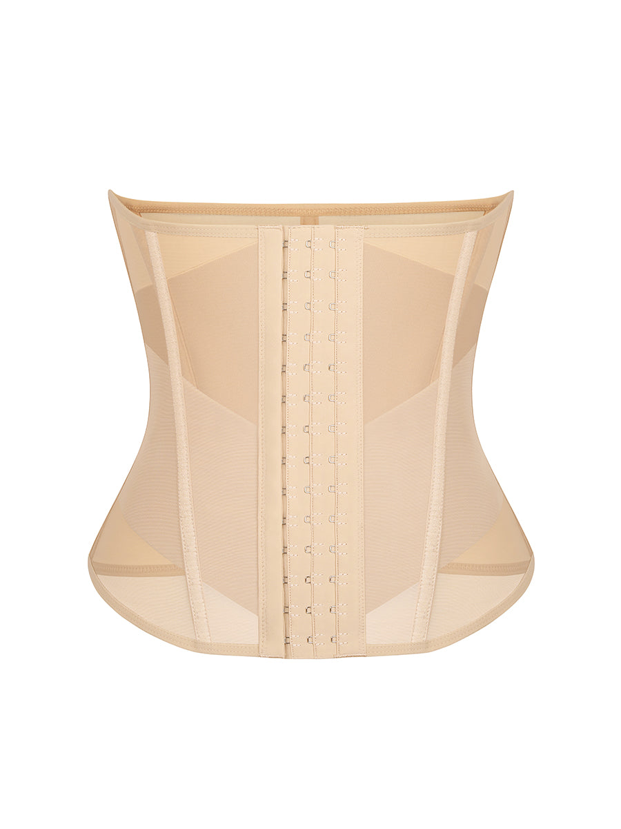 Well-in Vogue 7 Steel Bones Waist and Abdomen Shaping Breathable Mesh Waist Trainer