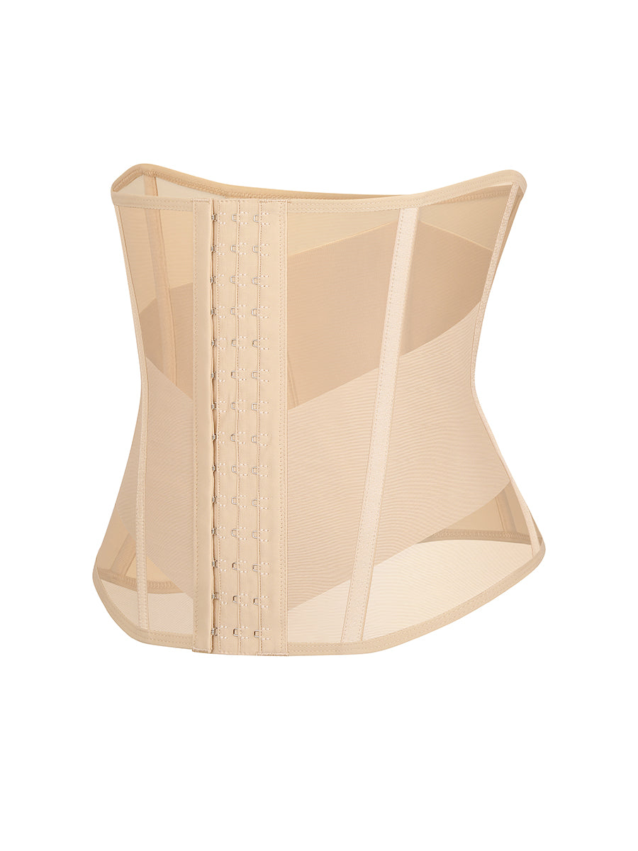Well-in Vogue 7 Steel Bones Waist and Abdomen Shaping Breathable Mesh Waist Trainer