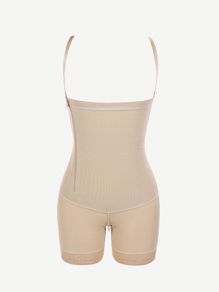 Wholesale Pretty Detachable Straps Side Zip Postoperative Body Shaper